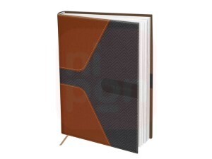 Agenda Executiva Permanente A5 Marrom e Cinza - DAC