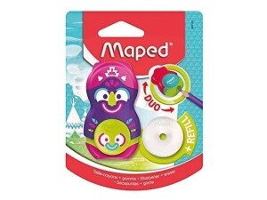 Apontador Com Borracha Maped Loopy Totem C/1 Refil Blister