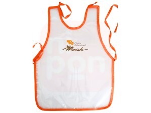 Avental Escolar de Plástico Personalizado Moriah